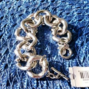 NWT Silver Bracelet + Gift Pouch